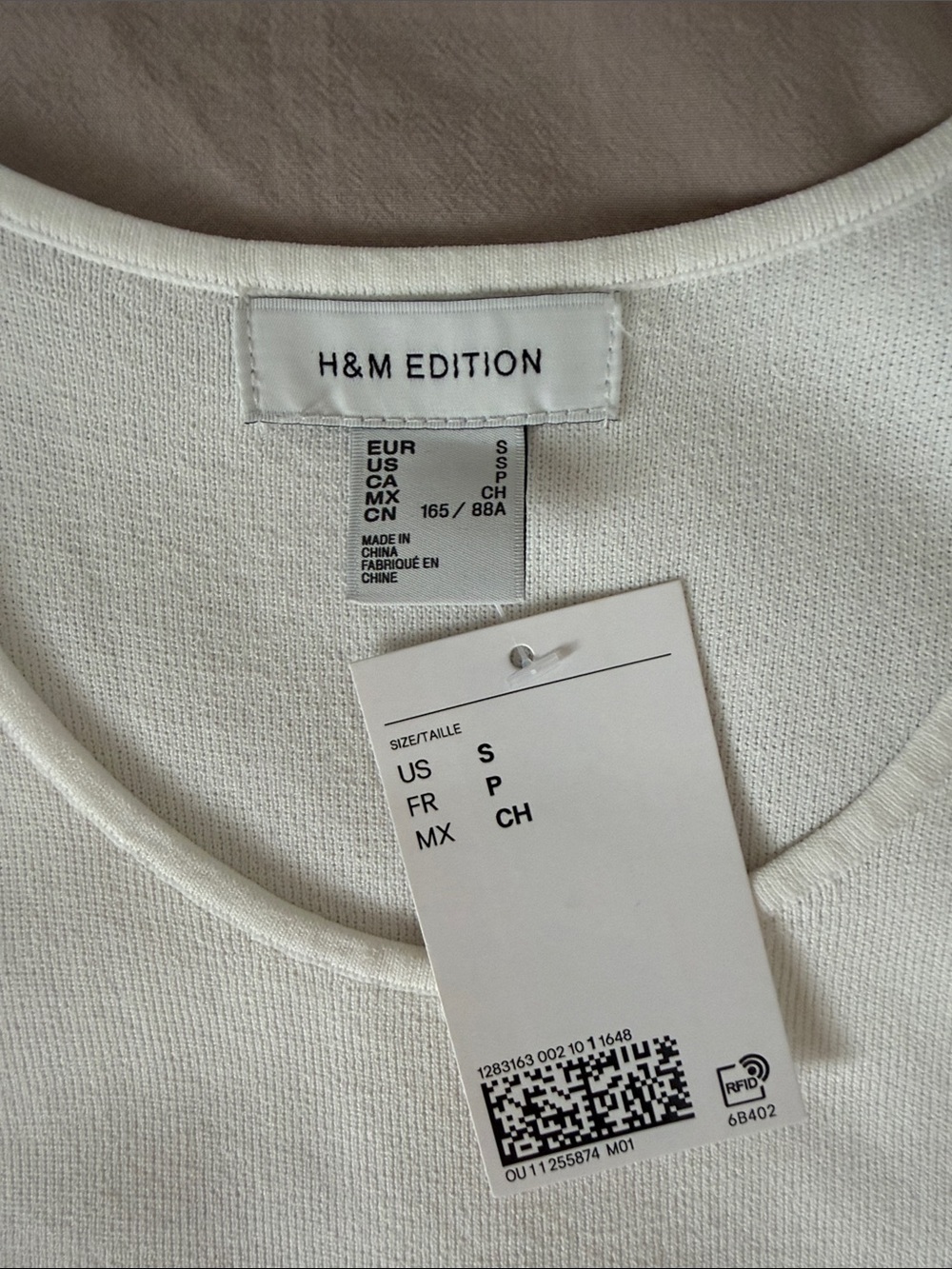 H&M White Ribbed Tank Dress - Picture 2 of 4